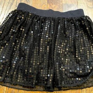 Beautiful sequined skirt with cotton layer